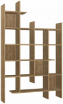 Raamaturiiul Kalune Design Manco Hitit, pruun v., 188 cm x 122 cm x 25.5 cm