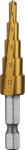 Astmeline puur GE HT6D321 HT6D321, vask, hss-tin, hex 1/4, 4-12 mm x 6.5 cm