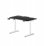 S&uuml;learvutilaud reguleeritava k&otilde;rgusega Diablo Chairs X-Forge 1200, 120 cm x 70 cm, 73 - 122 cm, valge v./must v.