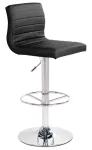 Baaritool Home4you Aura 27782, must v., 46 cm x 42 cm x 88 - 109 cm