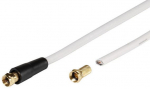 Juhe Vivanco Receiver Connection Cable Coax F, Nėra, 20 m, valge