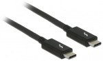 Juhe Delock Thunderbolt 3 USB-C Cable Passive Thunderbolt 3, Thunderbolt 3, 1 m, must v.