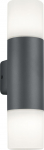 &Otilde;ue seinavalgusti Trio Hoosic, 28W, E27, IP44, hall/antratsiit, 8.58 cm x 33 cm