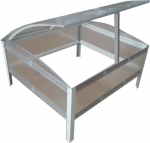 Mini kasvuhoone Klasika, 100 cm x 93 cm x 38 cm