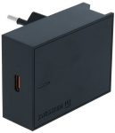 Telefoni laadija Swissten Premium SW-SAM-SFC-BK, USB, must v., 25 W
