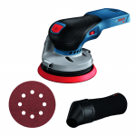 Juhtmevaba ekstsentriline lihvija Bosch Professional GEX 18V-125 (solo; C), 18 V