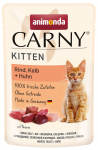 Kassi m&auml;rgtoit Animonda Carny Kitten, veiseliha/kanaliha/vasikaliha, 0.085 kg