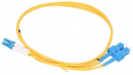 V&otilde;rgukaabel Extralink G652D SM Duplex 3mm Patchcord LC/UPC, SC/UPC, 0.5 m, kollane v.