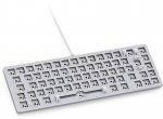 Arvuti klaviatuur Glorious PC Gaming Race Barebone ISO, valge v.