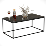 Kohvilaud Kalune Design Cosco, must v., 95 cm x 55 cm x 43 cm