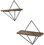 Seinariiul Kalune Design WR046, must v./p&auml;hklipuu v., 14 cm x 2 cm x 30 cm