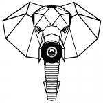 Valgusti seinale Opviq 589 - A, E27, 1 x 100 W, must v.