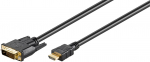 Juhe MicroConnect HDMI to DVI-D HDMI male, DVI-D male, 1 m, must
