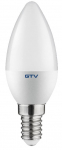 Lambipirn GTV LED, C30, 4000 &deg;K, E14, 6 W, 520 lm