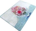 Vannitoa p&otilde;randamatt Foutastic Fennel 359CHL4520, sinine/roosa, 120 cm x 70 cm