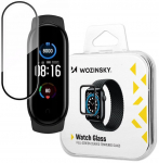 Ekraani kaitseklaas Wozinsky, Hybrid Glass Xiaomi Mi Band 5, l&auml;bipaistev v./must v.