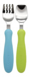 S&ouml;&ouml;giriistad Edison Mama Fork & Spoon KJ2832, 18 kuud, roostevaba teras/pol&uuml;prop&uuml;leen (pp), sinine v./roheline v.