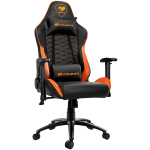 M&auml;nguri tool Cougar Gaming Outrider, 57 x 52 x 117 - 123 cm, must v./oranž v.