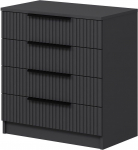 Kummut Kalune Design Kale 7899, antratsiit, 42 cm x 72 cm x 77 cm