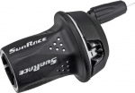 K&auml;iguvahetuse nupp SunRace TSM21 Friction SHIF62, plastik/metall, must