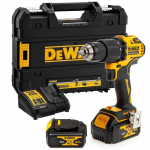 Akul&ouml;&ouml;ktrell-keeraja koos akuga Dewalt DCD709M2T, 18 V, 4 Ah
