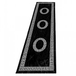 Koridorivaip Plus PLUS803008009BLACK, must v., 300 cm x 80 cm