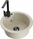 K&ouml;&ouml;givalamu Mexen Diego 6512-69-670300-70, graniit, 48.8 cm x 48.8 cm x 16.7 cm, must/beež