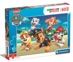 Pusle Clementoni Maxi Super Color Paw Patrol 26591, 42 cm x 62 cm, 60 tk, mitmev&auml;rviline