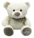 Pehme m&auml;nguasi Tulilo Pearl 9308, valge v., 20 cm