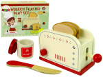 Laste majapidamisseade, r&ouml;ster Lean Toys Wooden Toaster 10187, mitmev&auml;rviline