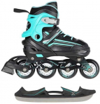 J&auml;&auml;uisud - rulluisud Nils Extreme NH18190, sinine v./must v., 34 - 38