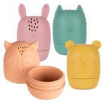 Vannim&auml;nguasi Canpol Babies Silicone, mitmev&auml;rviline, 4 tk