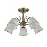 Valgusti lagi Candellux Lighting Losanna, E14, 5 x 40 W, kuldne v.