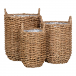 Lillepott House Nordic Hue 4401013, merihein, 49 cm x 31 cm, &Oslash; 49 cm, beež v., 3 tk