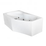 Vann, massaaži Kyma Neringa, 170 cm x 94 cm x 60 cm, parempoolne, valge v.