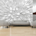 Fototapeet Artgeist White Dahlia, 70 cm x 70 cm
