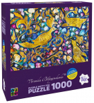 Pusle Brain Games Veronika Blyzniuchenko Emerald birds 19902, 68.2 cm x 48.2 cm, 1000 tk, mitmev&auml;rviline