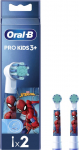 Elektrilise hambaharja otsik Oral-B Pro Kids Spiderman, valge v., 2 tk