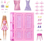 Nukk aksessuaaridega Mattel Barbie Dream Closet, 29 cm, mitmev&auml;rviline