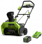 Akutoitel lumepuhur Greenworks GD40STK4, 50.8 cm