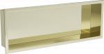 Sisseehitatav seinariiul Mexen X-Wall-R, 10 cm x 20 cm x 60 cm, kuldne v.