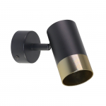 Valgusti seinale Candellux Lighting Tobi, GU10, 1 x 15 W, must v.