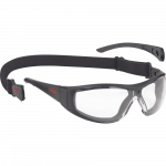 Kaitseprillid JSP Stealth Hybrid AF, l&auml;bipaistev v./must v., Universaalne suurus