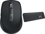 Juhtmevaba klaviatuuri ja hiire komplekt Logitech MX Anywhere 3S + MX Keys S, EN, must v.