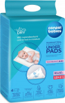 &Uuml;hekordne m&auml;hkimisalus Canpol Babies Ultra Dry, 90 cm x 60 cm, 60 x 90 cm, 12 tk