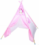 TIPI telk lastele Unicorn ZA3555, 110 cm x 110 cm