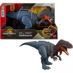 M&auml;ngukujuke Mattel Jurassic World Rebirth Wild Roar Abelisaurus, hall v.