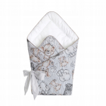 Beebi tekk-&uuml;mbrik First Zebra & Lion, pruun/hall