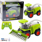 Rc kombain Lean Toys Farm, 1:24, valge v./roheline v.