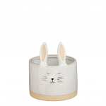 Lillepott Mica RABBIT 1191924, keraamiline, valge v.
